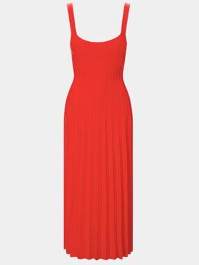 emerald green a line dress Suzhoufashion Emerald Green Prom Dress Tiered A-Line Halter Long Formal Dress With Slit main image 0